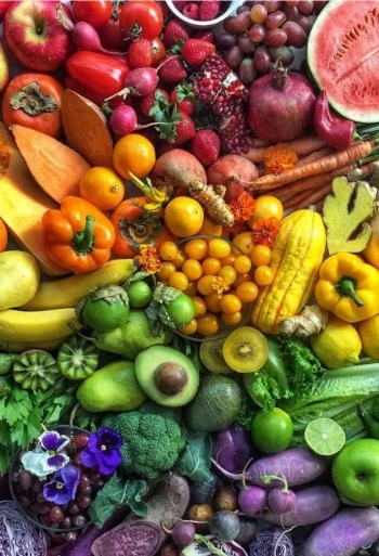 fresh veg and fruits